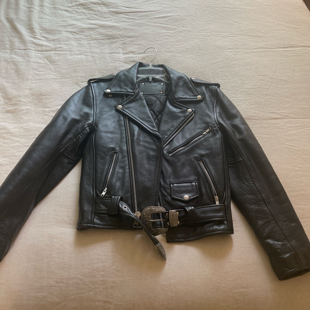 Understated Leather Leather Jacket